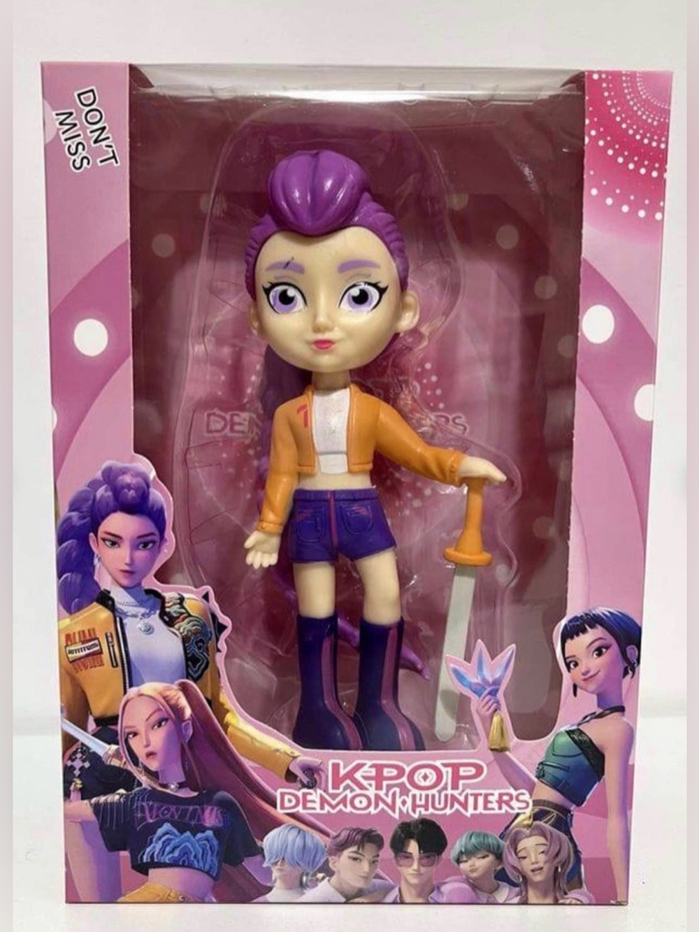 KPOP Demon Hunters Rumi Figure Doll in Box – Collectible Anime Toy